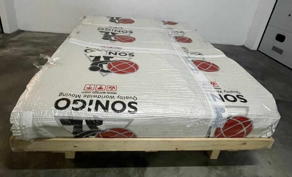 Base de Cama Casal 140x190 em Madeira Maciça | Muito Robusta | Excelente Estado
