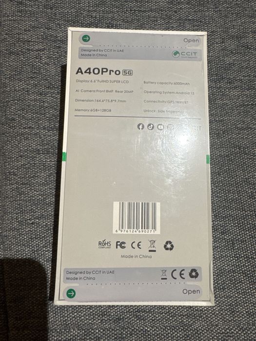 Telemóvel A40 Pro