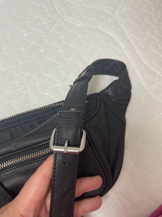 Новая бананка кожа Topshop