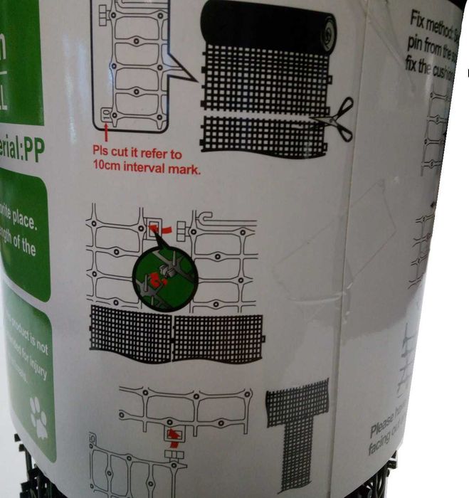 Kolce przeciwko kotom siatka z kolcami na koty kuny psy