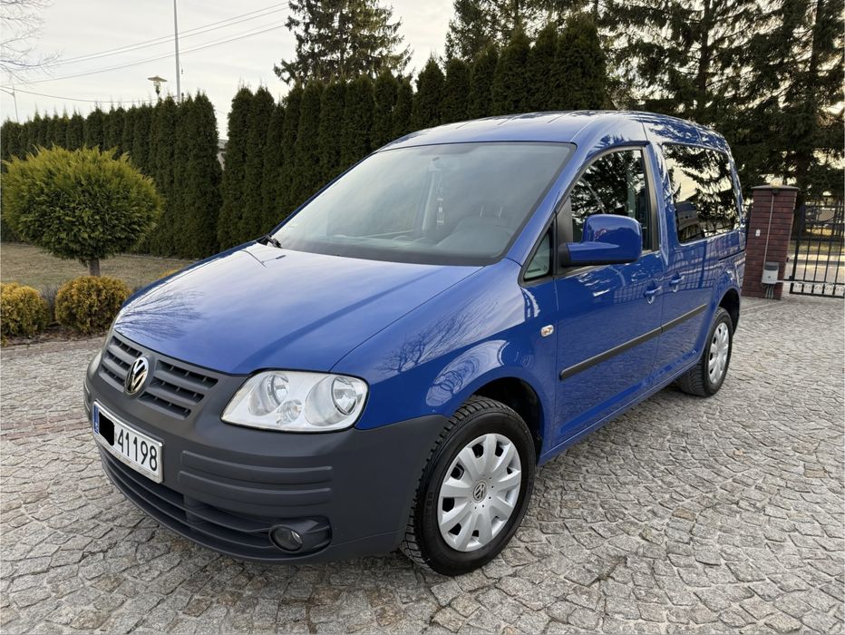 Volkswagen Caddy LIFE 1.9TDI 105Koni 2008Rok *Oryginalny Lakier* 1Wł