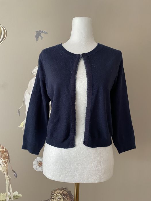 Wełniane eleganckie bolerko sweter z wełny premium Boden m/l