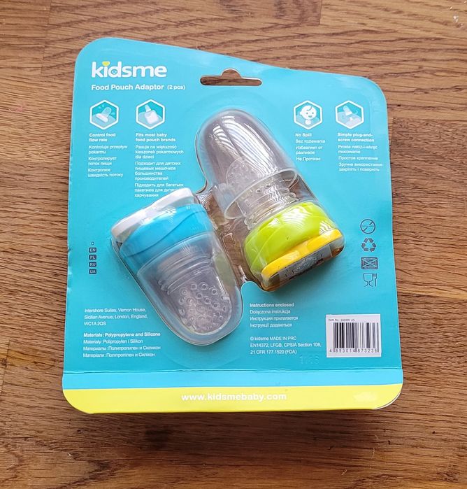KidsMe Feedery/ustniki  NOWE do torebki wielokrotnego użytku
