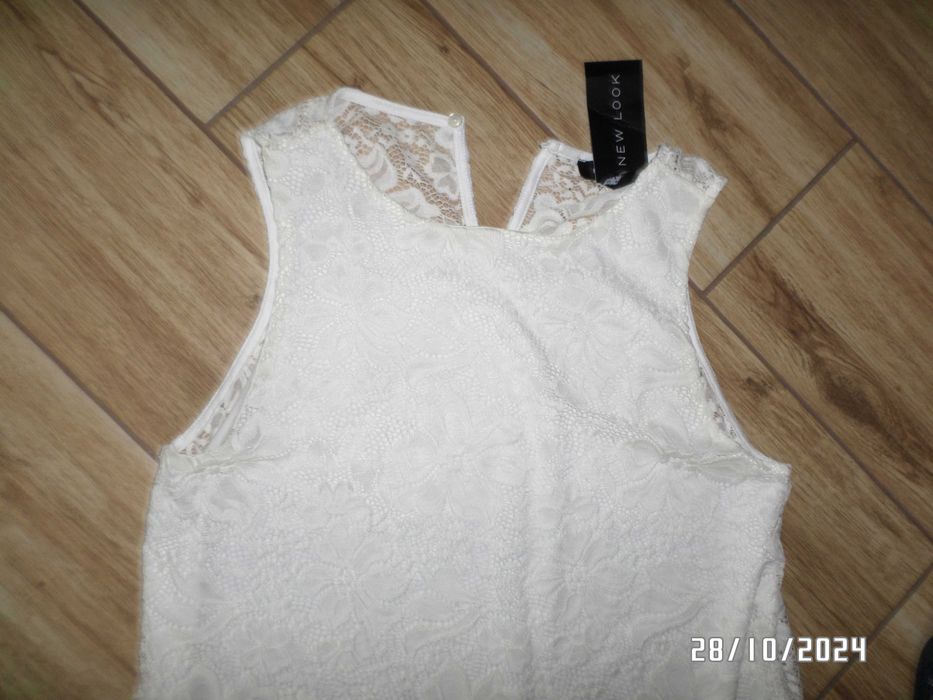 nowa -koronkowa bluzka damska-40-M/L-NEW LOOK