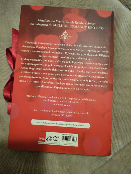 Livro "Sedução Perigosa" Jess Michaels