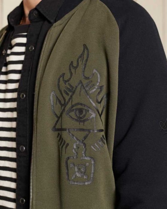 Bluza Kurtka Superdry Crossing Jersey Bomber