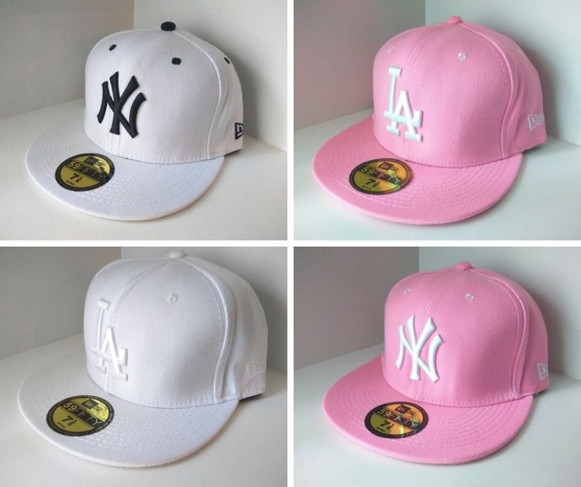 Бейсболка NY LA New Era Fullcap (snapback) 59Fifty.