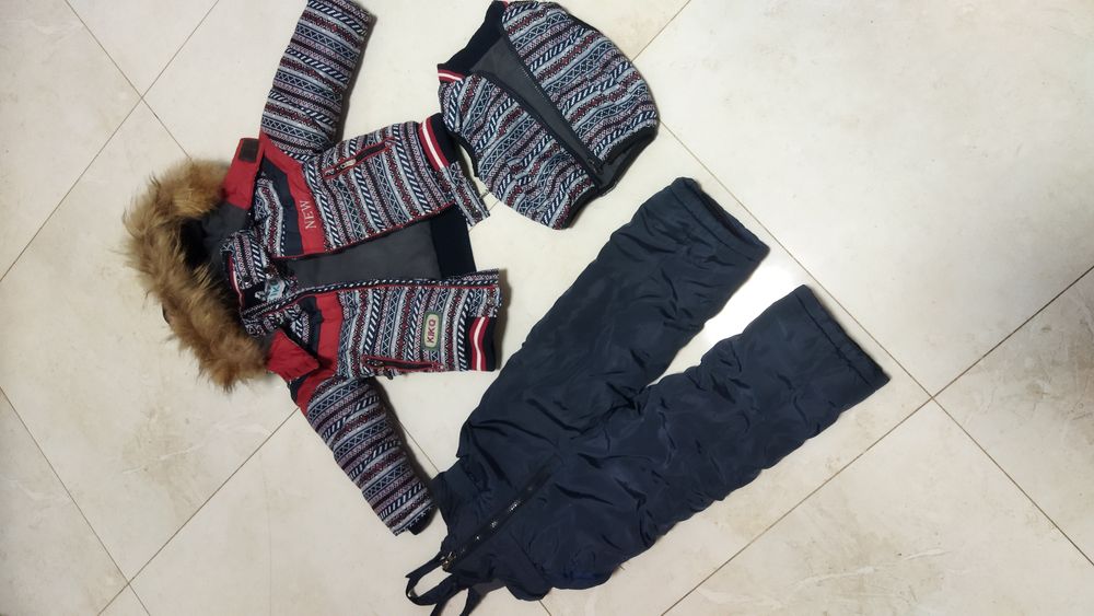 Зимовий комбінезон дуже теплий з відстібною безрукавкою