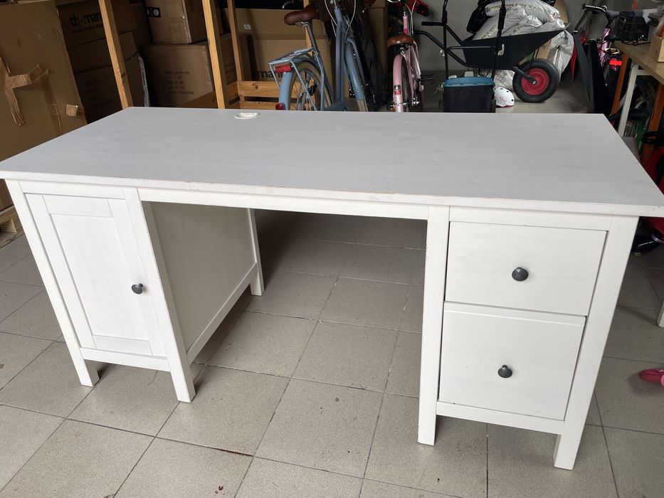 Biurko Ikea Hemnes biale