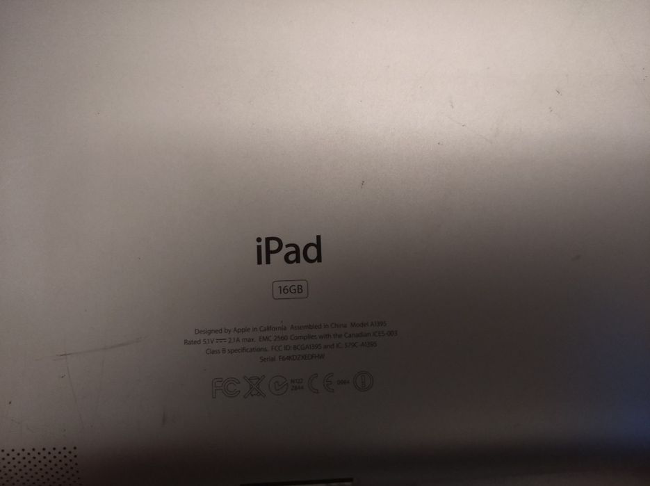 iPad , model A1395
