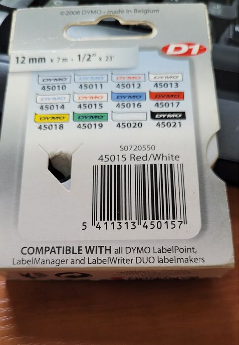 Dymo kasetka z tasma