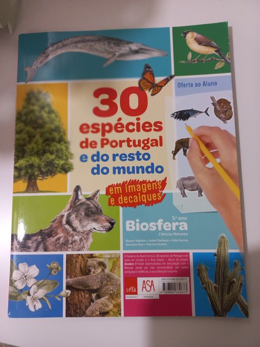 Livro 30 espécies de Portugal e do resto do mundo