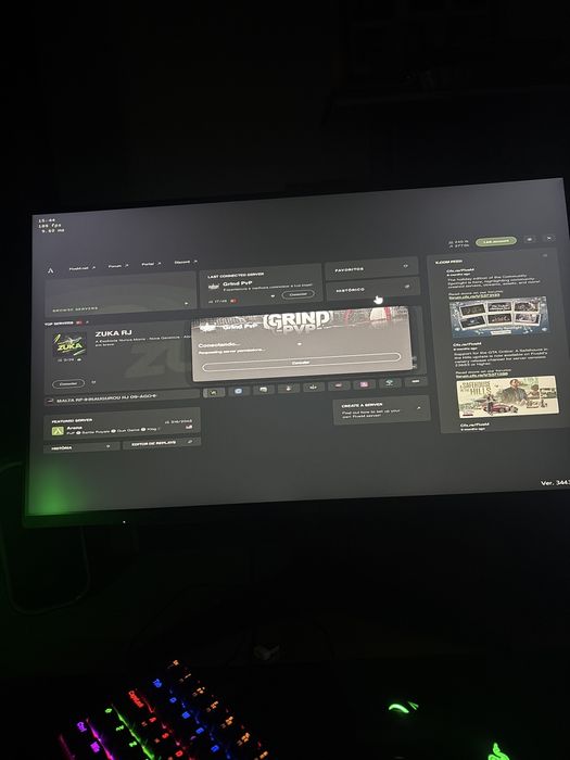Setup completo.