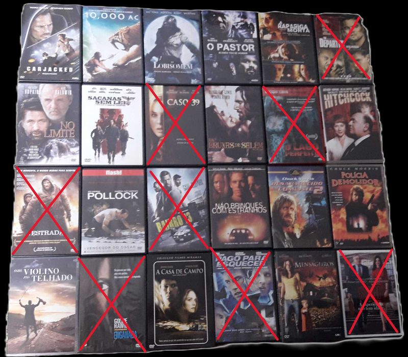 DVD's - Vários - como novos