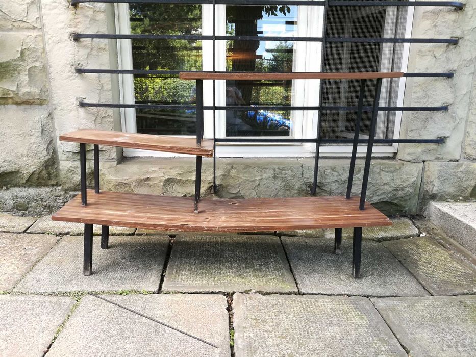 Kwietnik regał na kwiaty z okresu PRL, niemiecki