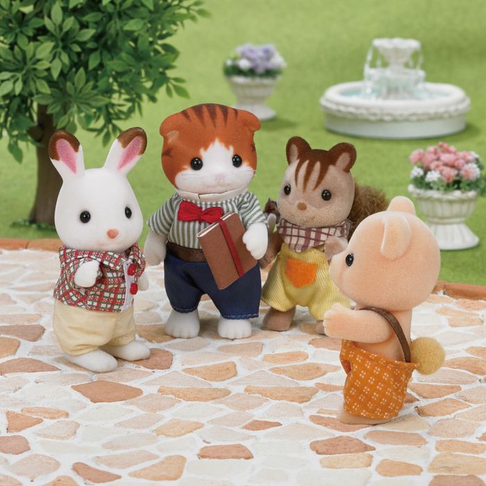 Набір Sylvanian Families Maple cat family Сімʼя рудих кленових котів