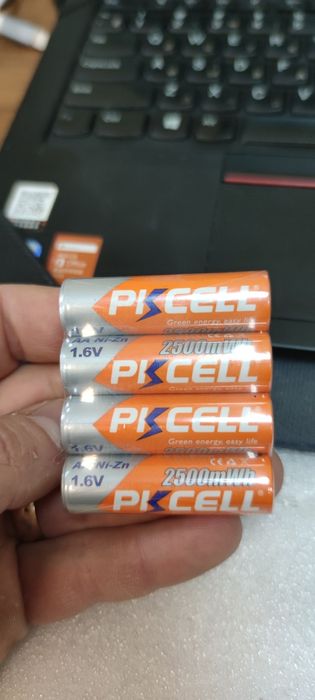 PKCELL Ni-Zn AA 2500mWh Нікель-цинковий акумулятор пальчик