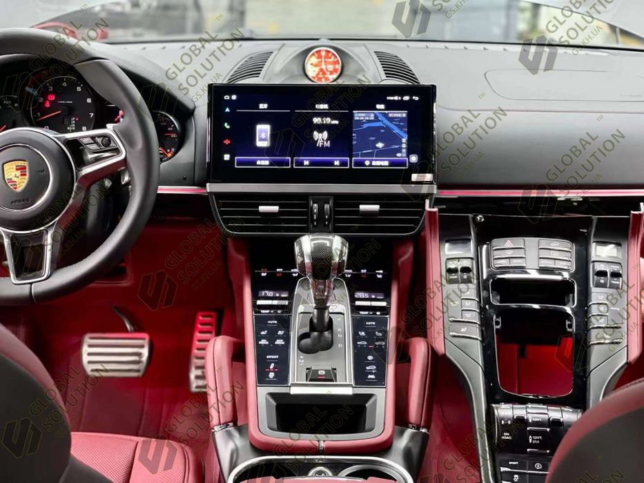 Штатный монитор, центральная консоль Porsche Cayenne 2010-2017 Порш