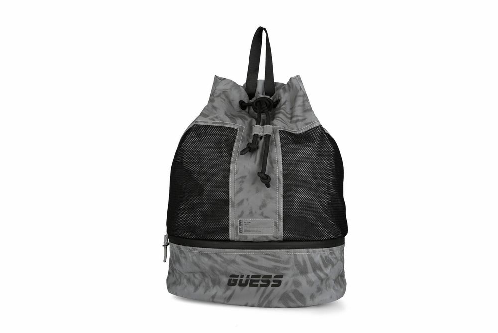 Сумка-рюкзак GUESS сіра, нова, з затяжкою