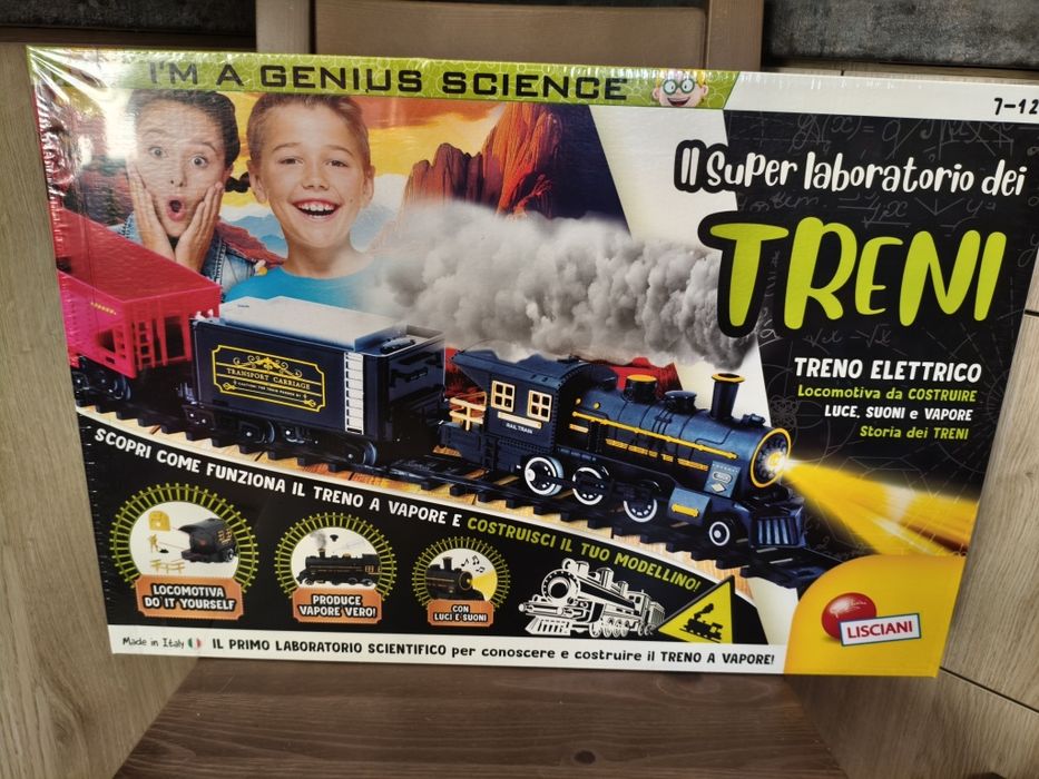 Lisciani I'm a Genius Super Treni Laboratorium Pociągów Parowych