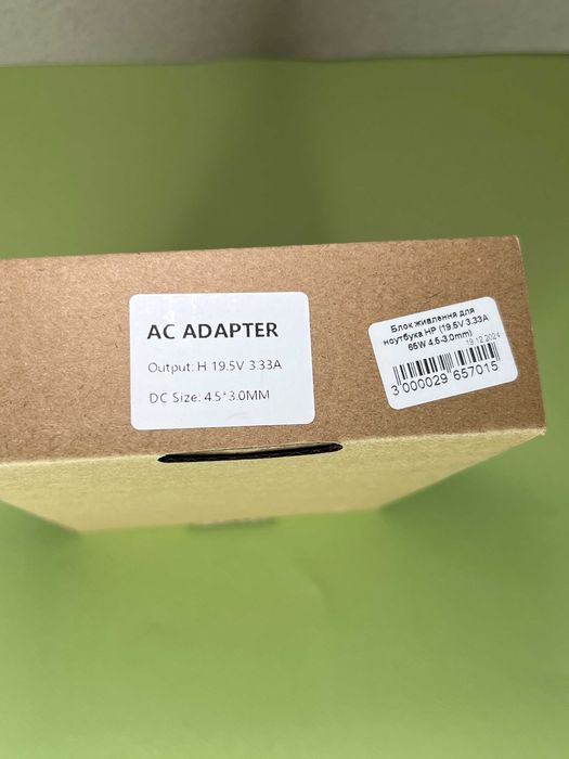 Зарядка для Ноутбука HP 19.5V 3.33A 65W 4.5-3.0mm Блок живлення для HP
