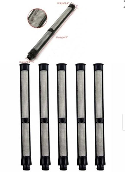 Filtr paluszkowy czarny lub niebieski  GRACO  ,CONTRACTOR , XTR-5szt