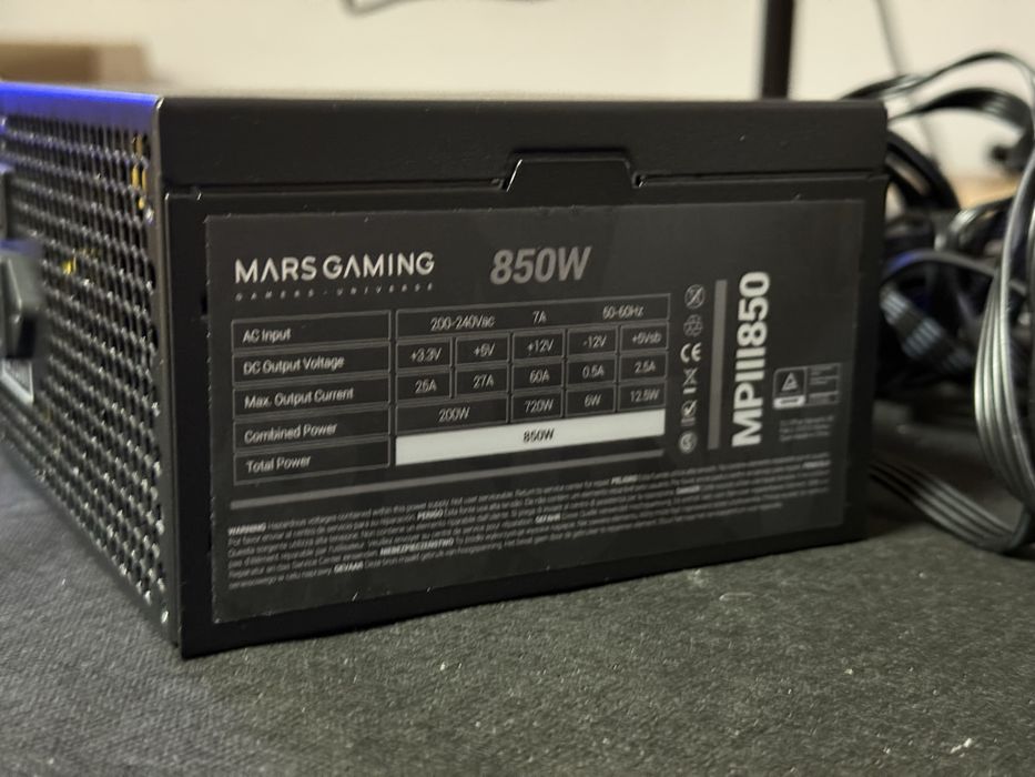 Zasilacz komputerowy | Mars Gaming 850 Watt