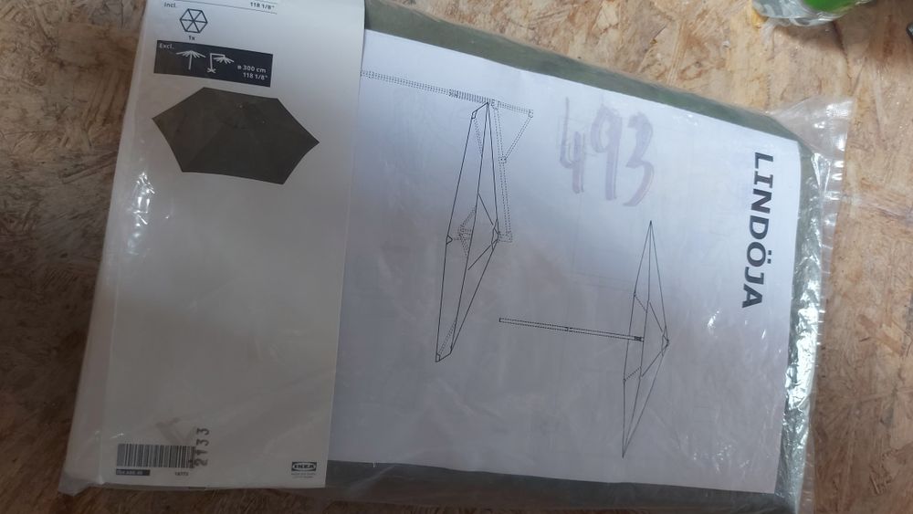 Czasza parasol Lindoja ikea nowa