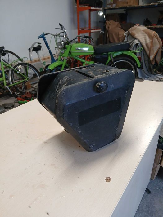 Schowek puszka boczki Romet 200 205 lagi błotnik widelec wahacz siedze