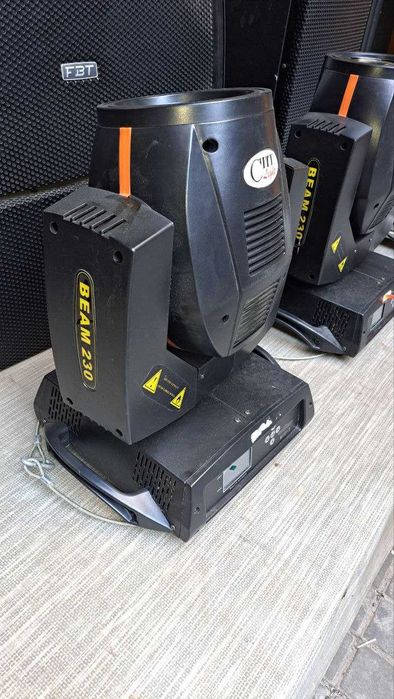 Рухлива голова STLS Beam 230A. Голова Beam 7R вживане