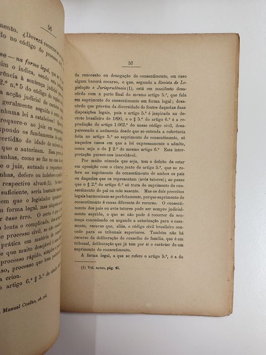 Condições de Validade do Casamento Civil, de Luís da Silva Ribeiro