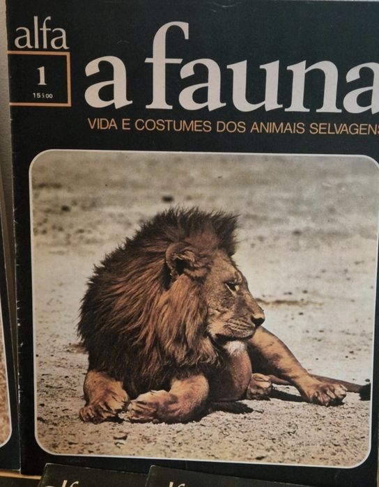 Revistas antigas a fauna