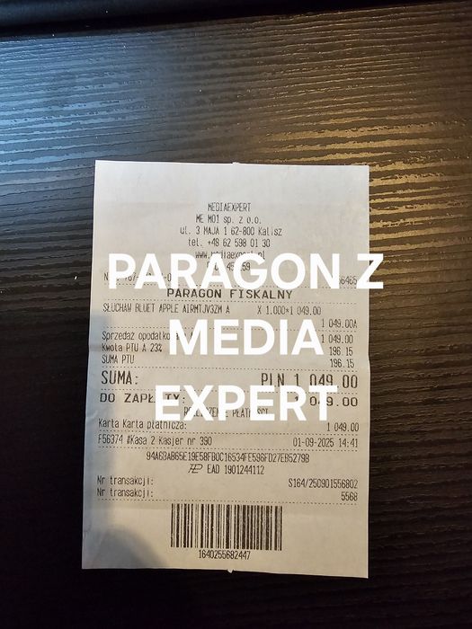 Apple Airpods pro 2 usb c z media expert oryginalne nie z chin