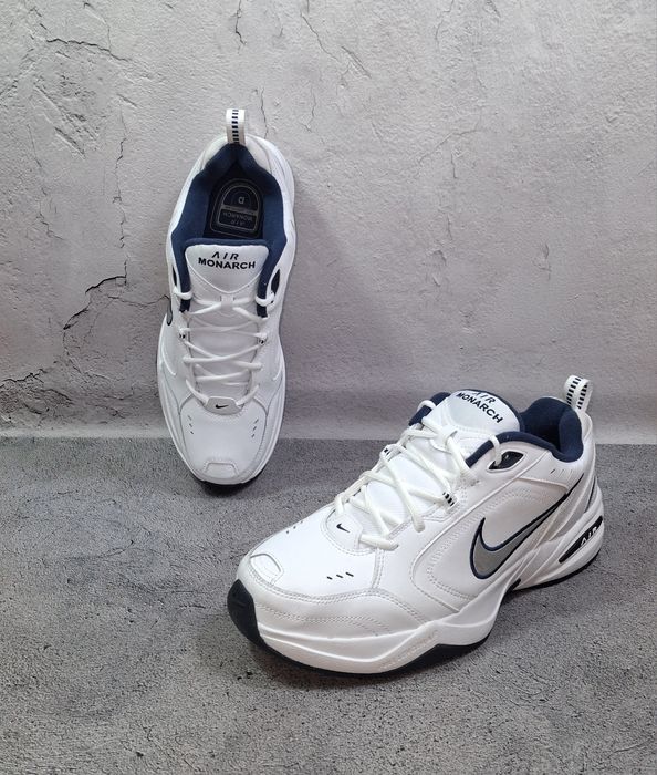 Когда Nike Air Monarch 4 кожаные 48 Размер ботинки Uptempo Air Max 1 90