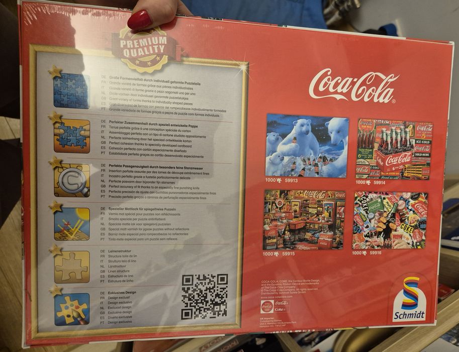 Puzzle schmidt coca cola tradycja 1000