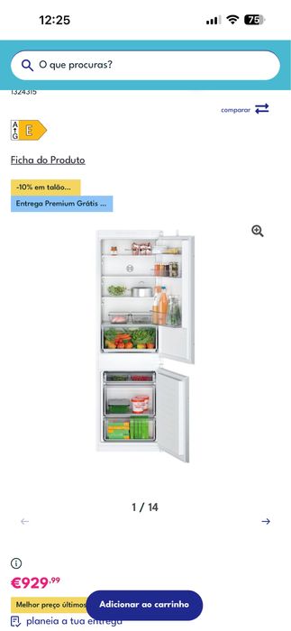 Frigorífico Combinado Encastre BOSCH KIV86VSE0 (No Frost - 177 cm