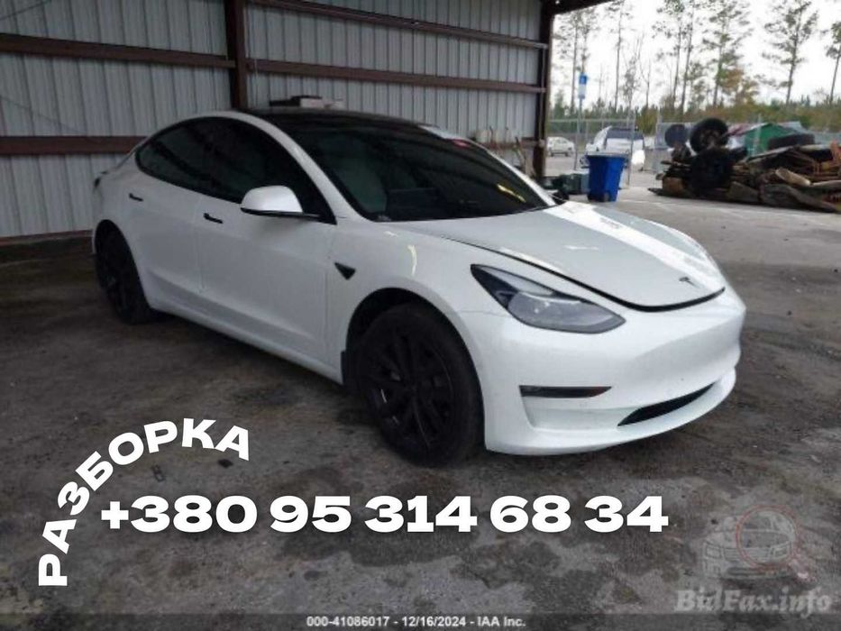 Разборка Тесла 3 2022 рест , розбірка Tesla Model 3