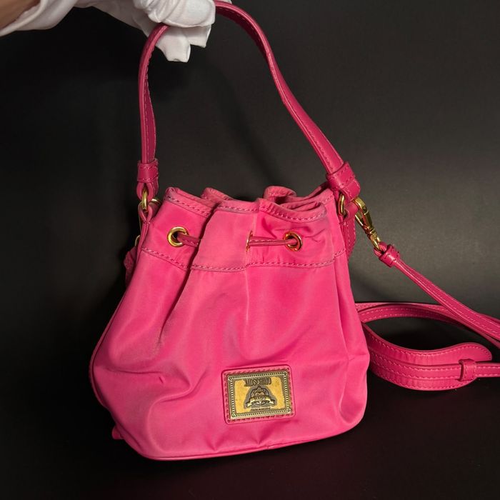 Оригінал! Сумка-мішок Moschino Milano "Made in Heaven" (рожева)