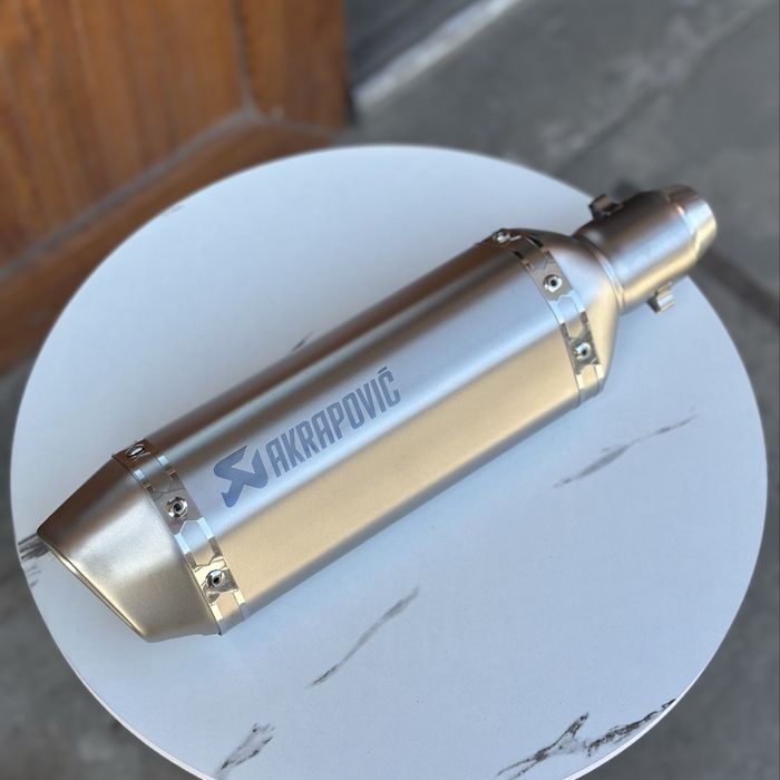 Прямоток Akrapovic для мотоцикла / + подарунок / мото прямоток