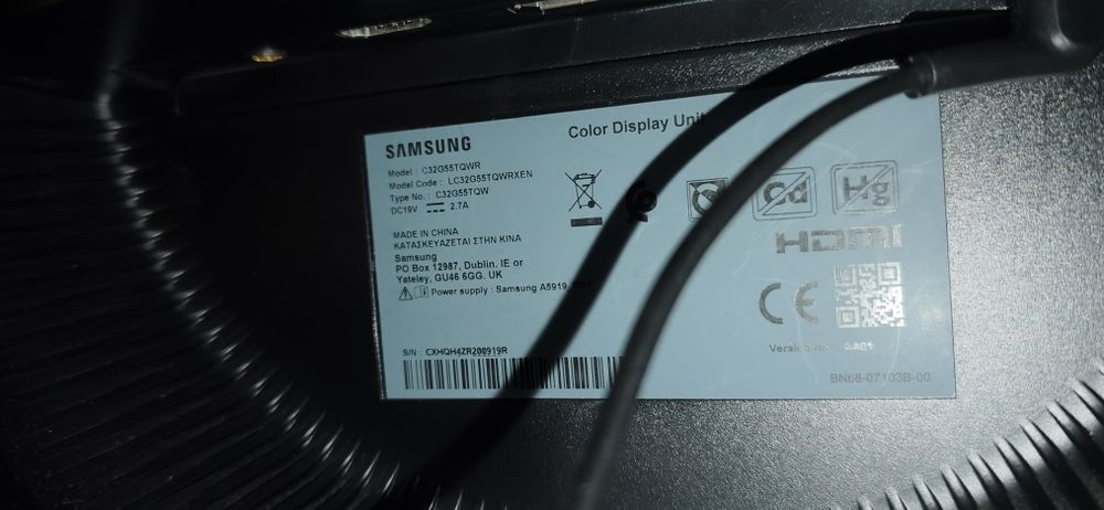 Monitor Samsung G5
