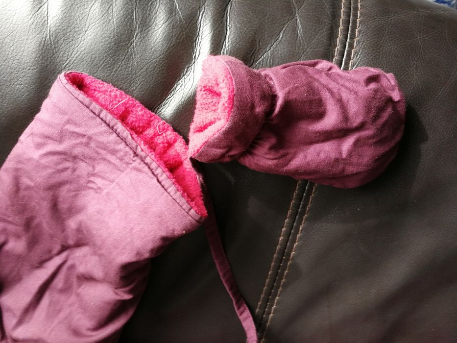 Macacão de inverno com luvas e pés 18 meses