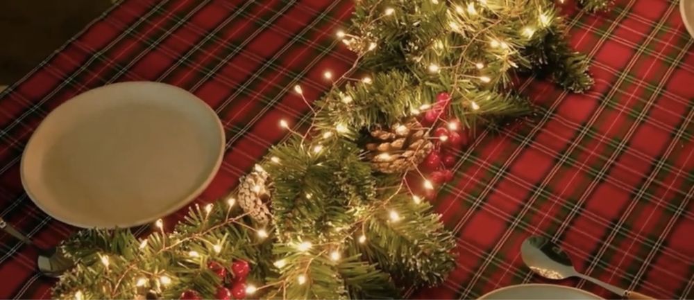 Гірлянда 300 led usb 11 метрів жовтий та 6 метрів біле світло