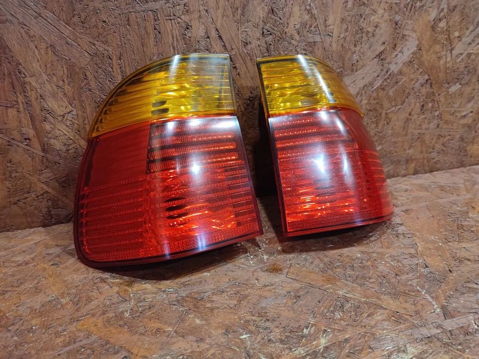 bmw e39 touring oryginalne lampy tył led / poliftowe diodowe pomarań