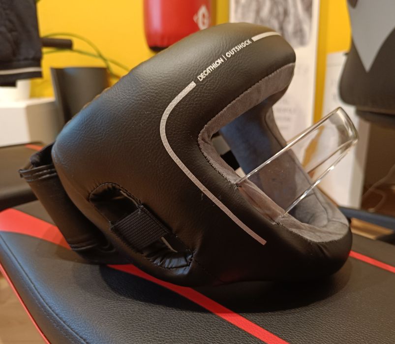 Capacete de Boxe com Barra P Nasal