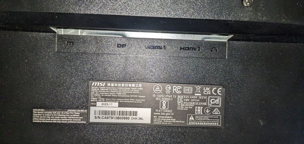 MSI G274CX Розбитий але робочий