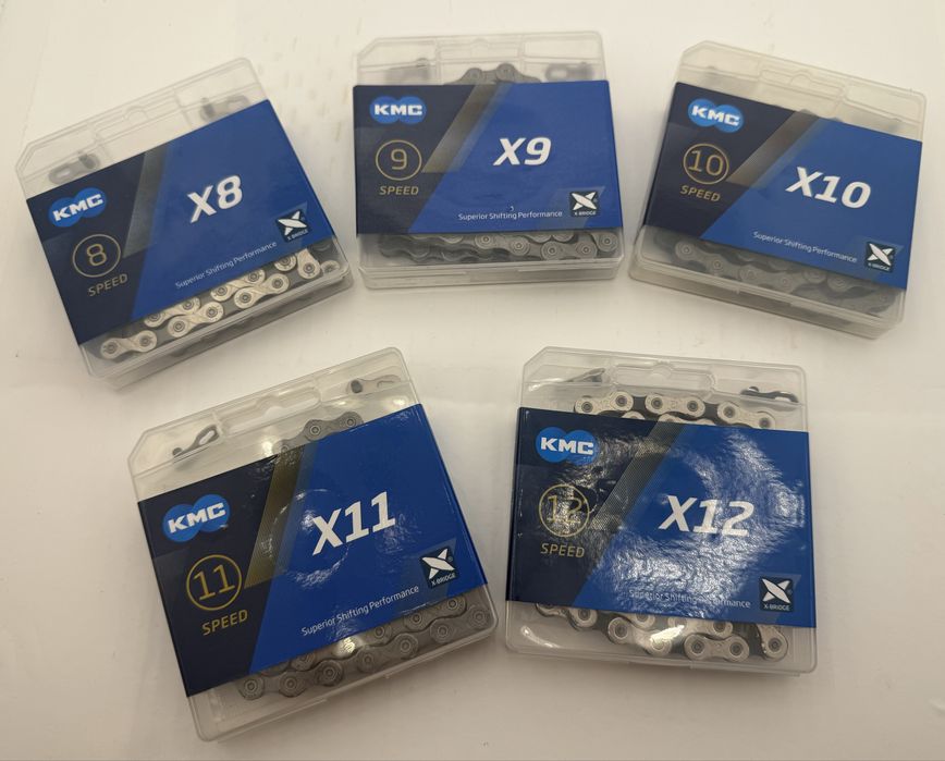 Ланцюги KMC X8 X9 X10 X11 X12  Z6 Z7 Z8.1