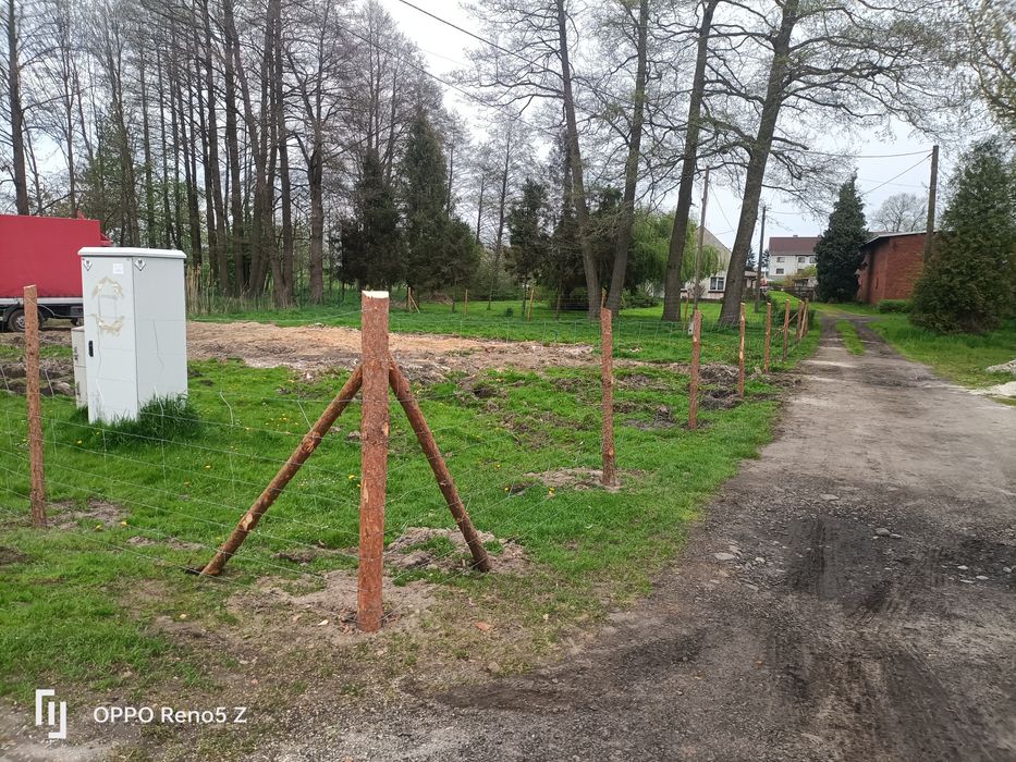 Ogrodzenia z siatki leśnej, plecionej i panelowe.montarz.KG+100km