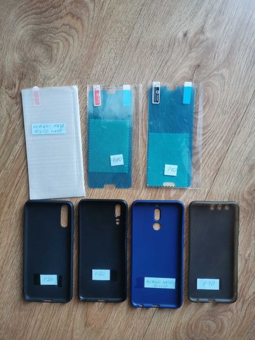 Etui, folia do Huawei P10, P20, 1 sztuka