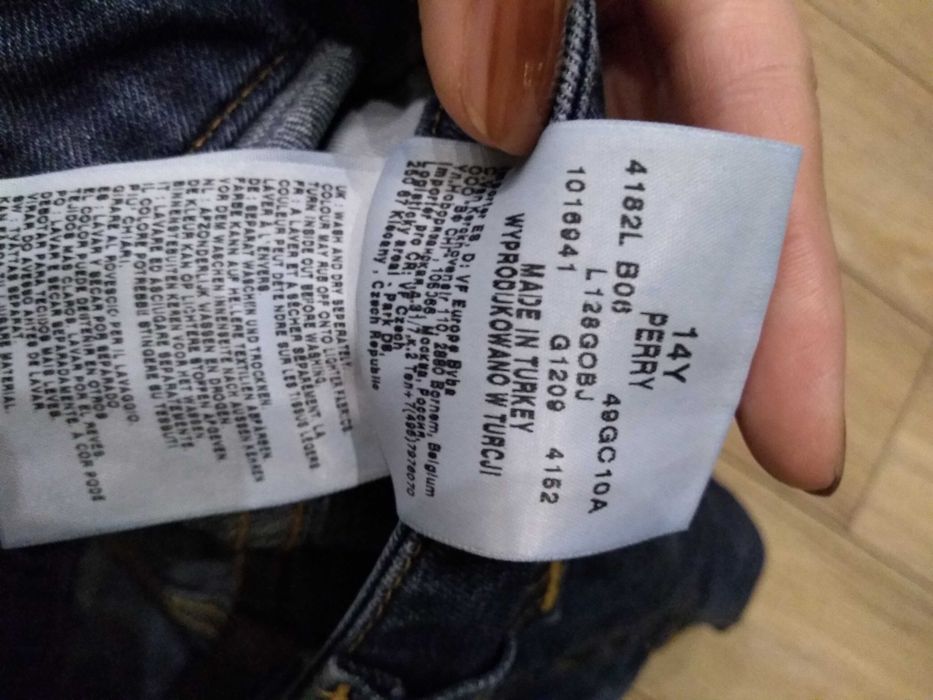 Spodnie jeansy Lee 14 lat lub XS