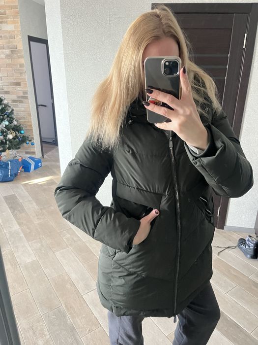 Пуховик зимний в стилі balencia&a